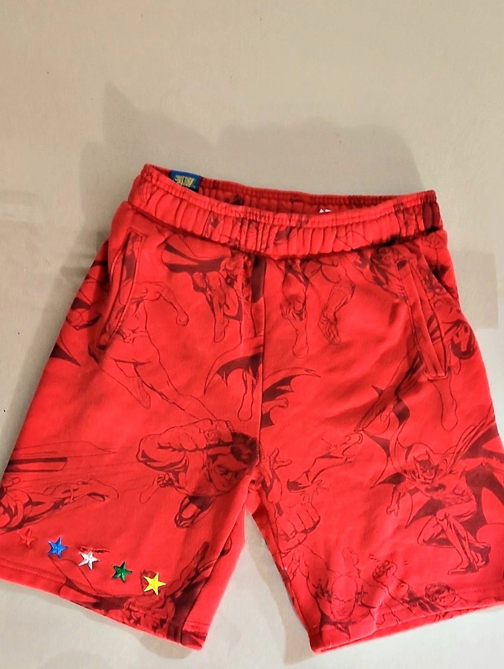Puma x DC Justice League Shorts Boys M Red